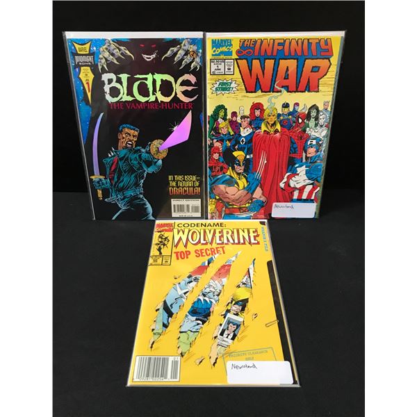LOT OF 3 MARVEL COMICS - VARIOUS TITLES