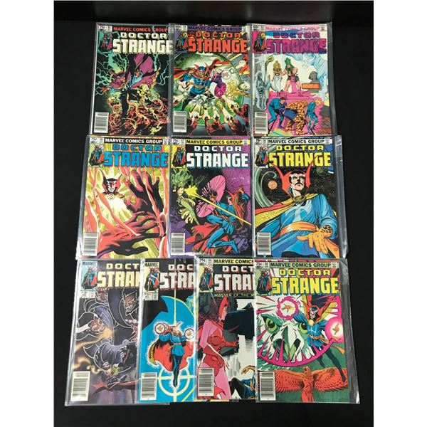 LOT OF 10 DOCTOR STRANGE COMICS - MARVEL COMICS