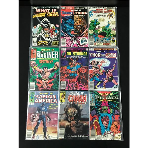 LOT OF 9 MARVEL COMICS - VARIOUS TITLES