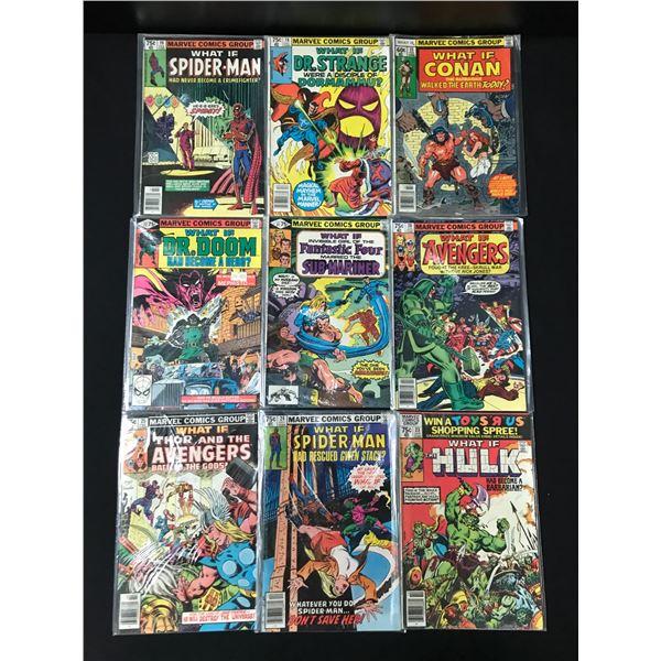 LOT OF 9 MARVEL COMICS - VARIOUS TITLES