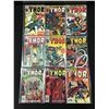 Image 1 : LOT OF 9 THE MIGHTY THOR COMICS - MARVEL COMICS