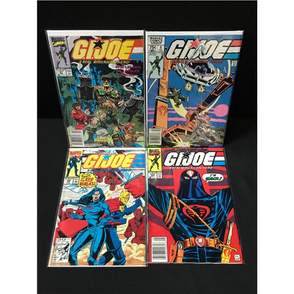 LOT OF 4 G.I. JOE COMICS - MARVEL COMICS