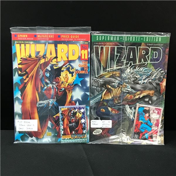 LOT OF 2 WIZARD COMICS INCLUDING #1