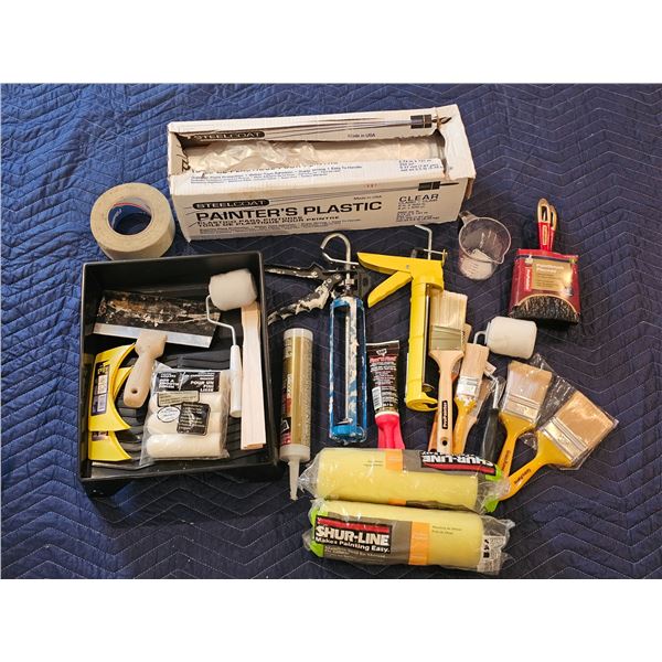 Lot of Painting Supplies
