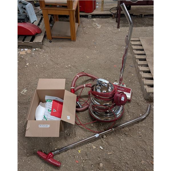 FAIRFAX Shop Vac w/ Parts, manual, Vacuum Bags, and etc. (WORKS)