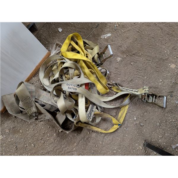 Crate of Straps/Ratchet Straps
