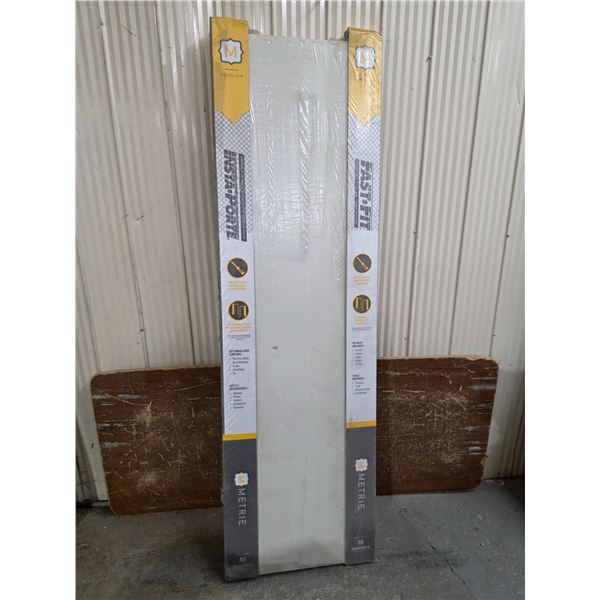 Sealed door- has a hole- 24" by 80"H