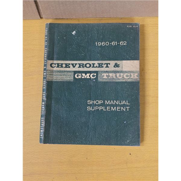 Chevrolet and GMC truck shop manual- 1960-62