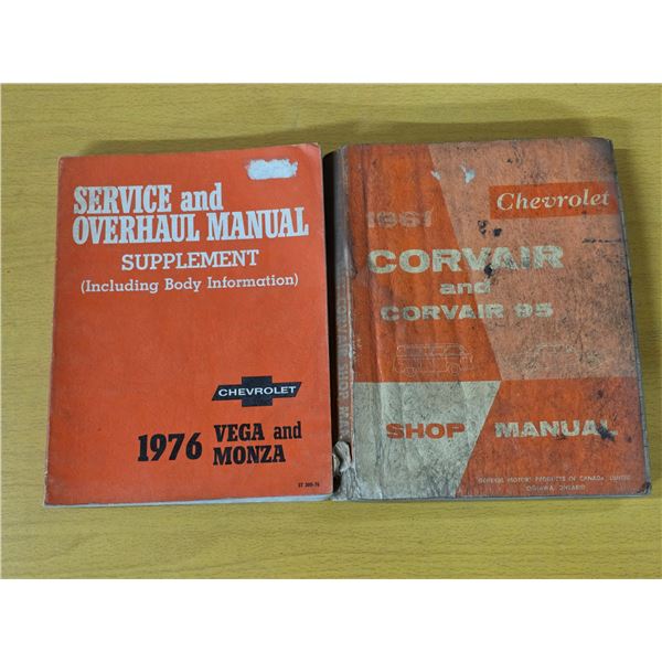 Chevrolet 1961 and 1976 manuals
