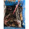 Image 2 : Blue milk crate with hardware
