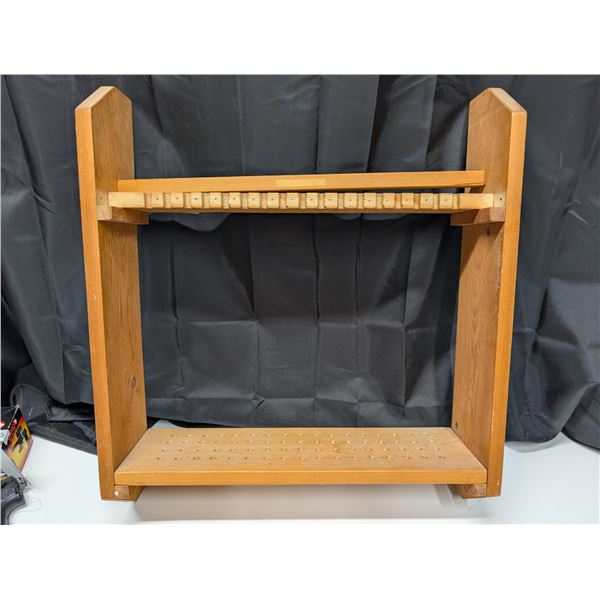 Wooden Wall Mount Arrow Holder 22"x23"x6"