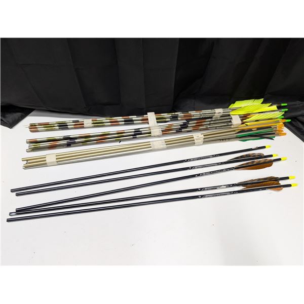 Lot of Bundled Arrows (no Arrow Head Tips)