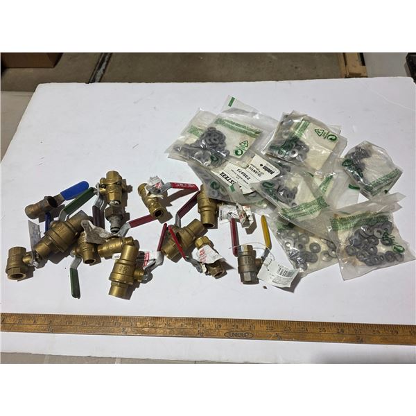 Valve diverters and washers