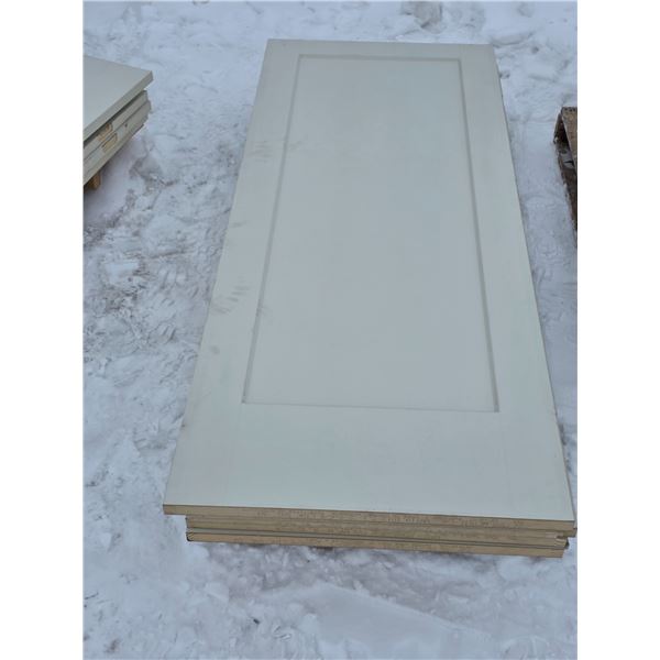 Pallet of assorted doors-  Approx 28" by 80"H