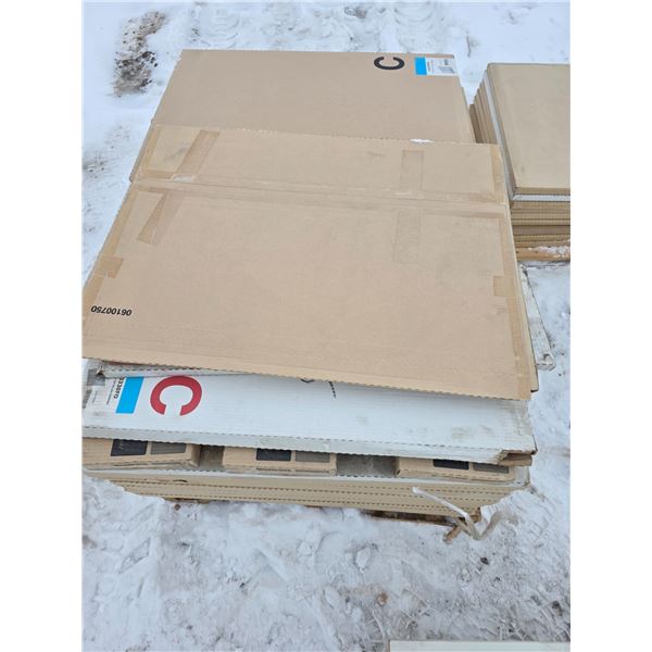 Pallet of cabinet doors- sizes vary- 24" by 30"