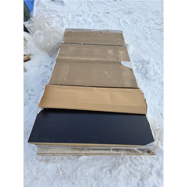 Pallet of wood board- approx 15pcs- 50" by 98"