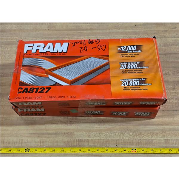 2 boxes of fram air filters