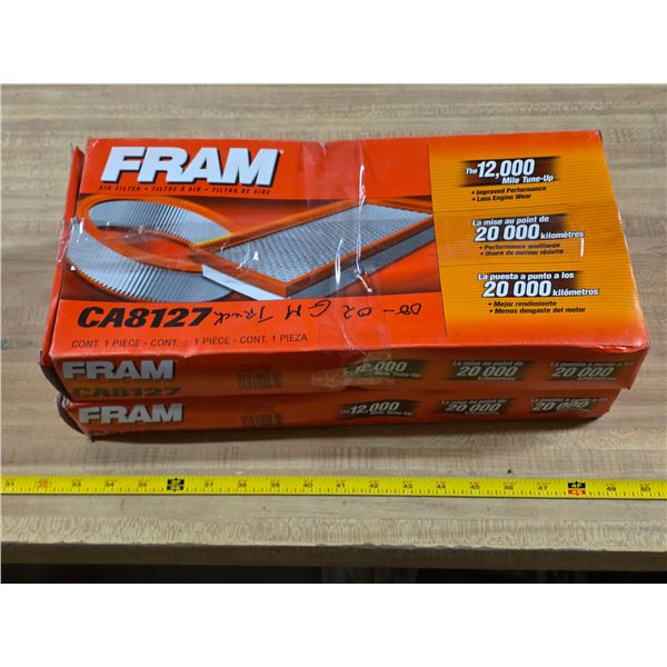 2 boxes of fram air filters