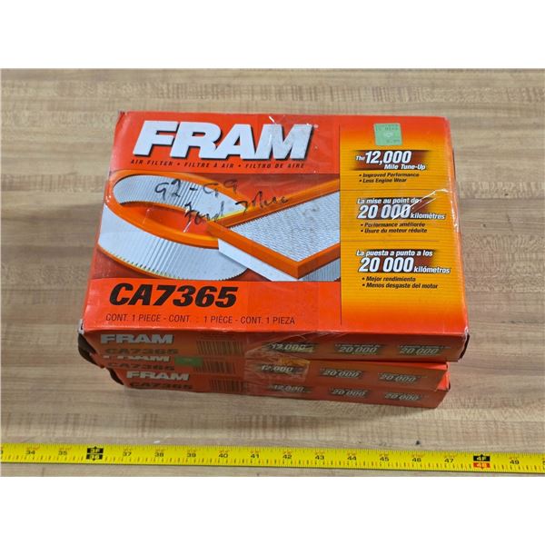 3 boxes of fram air filters