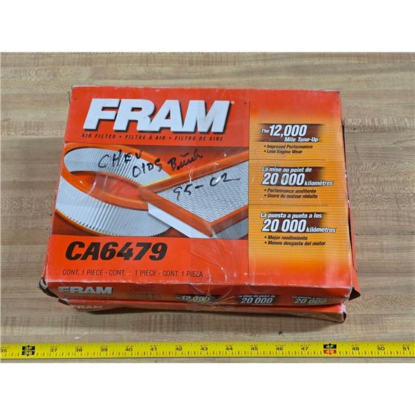 2 boxes of fram air filters