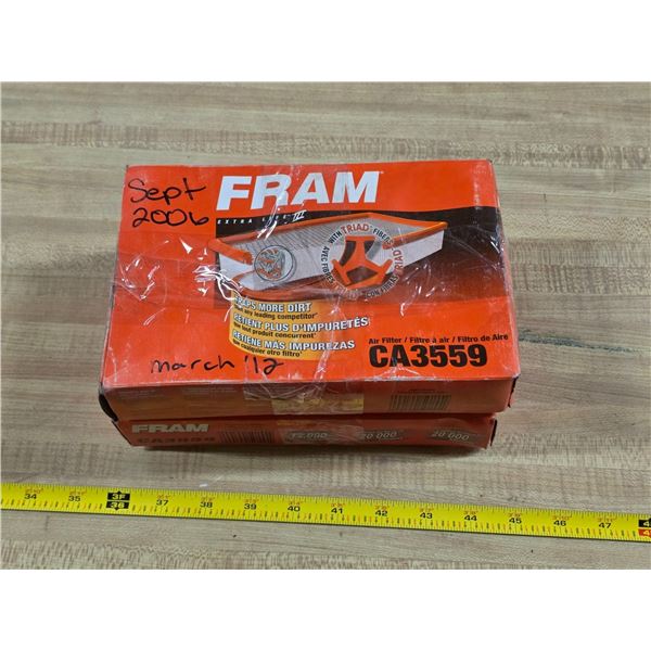 2 boxes of fram air filters