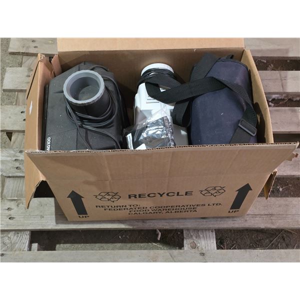 Box of light projectors- untested