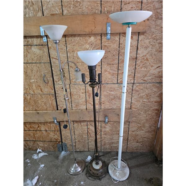 3 Standing lamps- untested