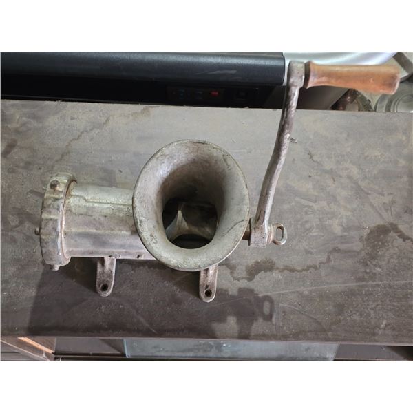 Vintage meat grinder