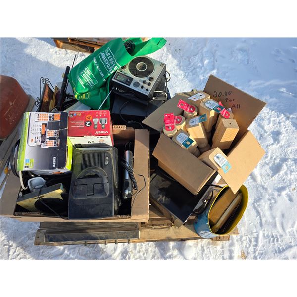 Pallet of misc items