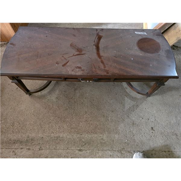 Coffee table- 52" by 21" by 17"H