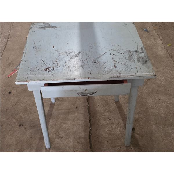 Table with drawer- 30" by 27" by 30"H