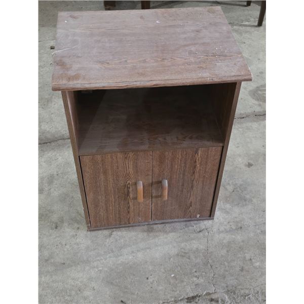 End table- 24" by 17" by 32"H