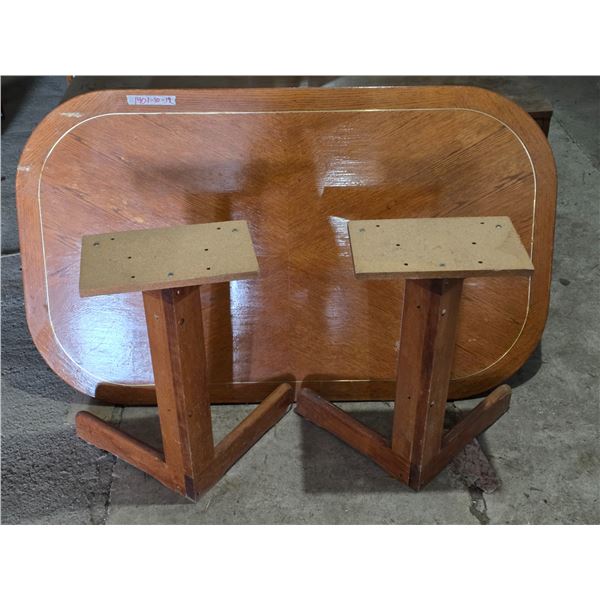 Table - disassembled- 58" by 36" by 30"H