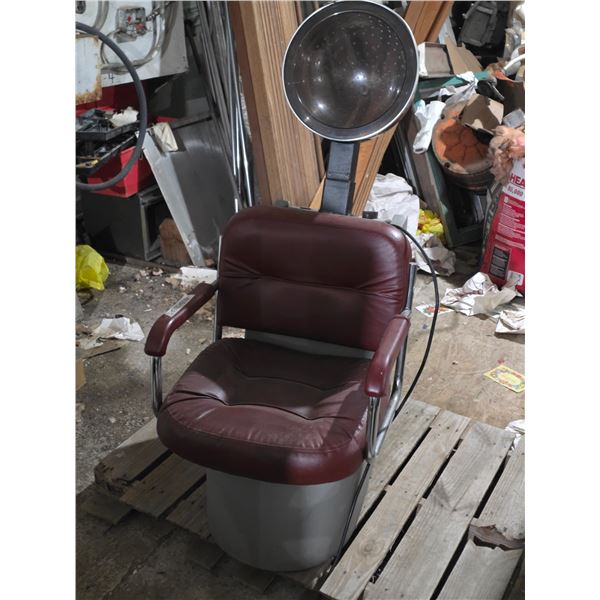 Vintage salon seat hair dryer- works