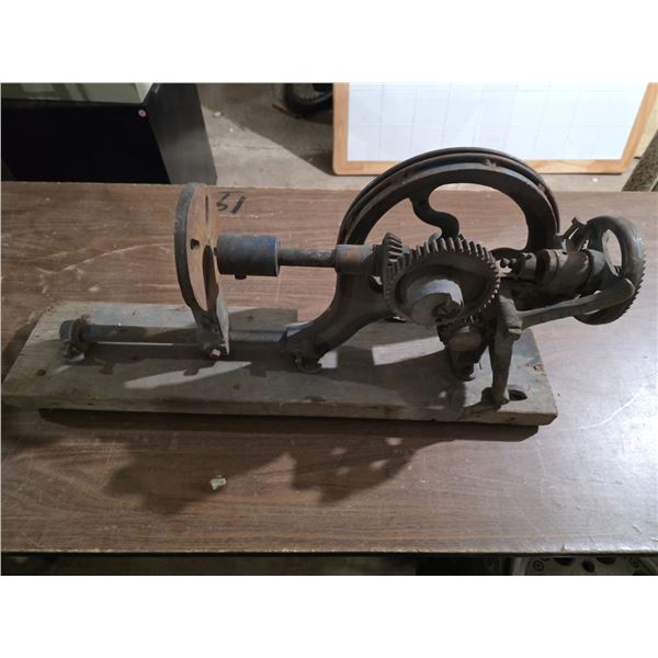 Antique post drill
