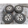 Image 1 : set of 4 tires Michelin Brand 265/70R17 (Used)