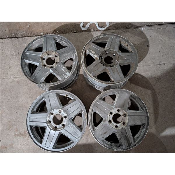 Set of 4 Rims 17x7 JEC 245/65/17 Jeep Cherokee Possibly last used for