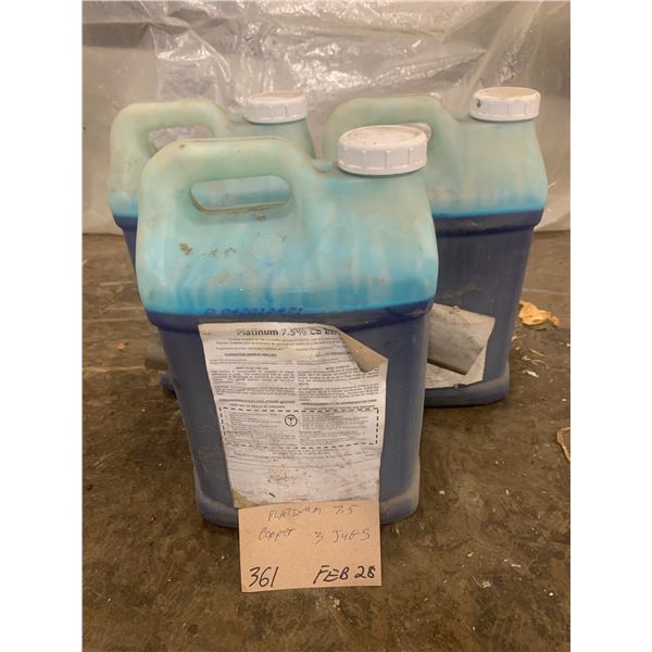 Platinum 7.5 copper 3 jugs