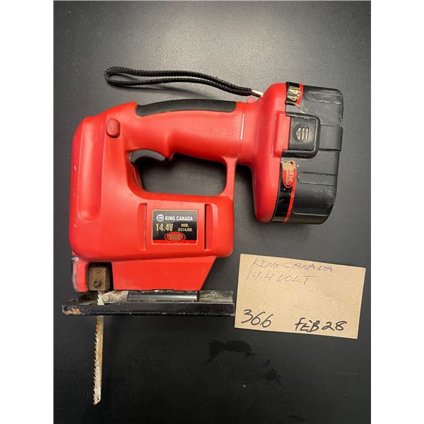 King Canada 14.4 Volt cordless jigsaw