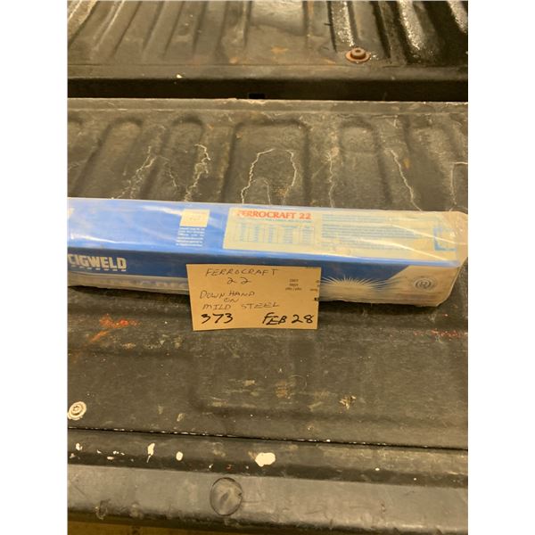 Ferrocraft 22 electrodes- downhand on mild steel