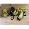 Image 1 : (2) Heavy Duty Ratchet Tie Down Straps w/ J Hooks
