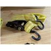 Image 4 : (2) Heavy Duty Ratchet Tie Down Straps w/ J Hooks