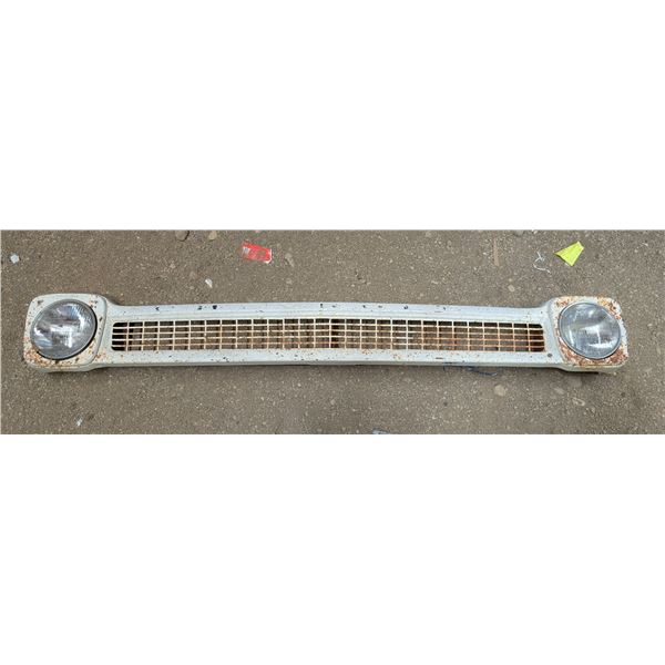 Vintage Chevrolet Grill and Head Lights 68" Length