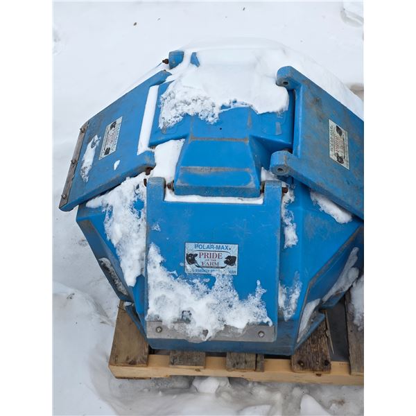 Live stock waterer- 35" by 35" by 22"H