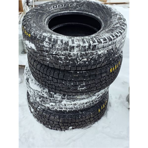 Cooper tires x 4- 245/75R16