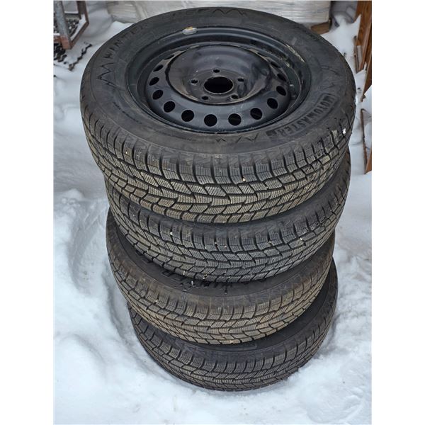 4 winter edge tires and rims- 195/65R15- for a 2013 honda elantra