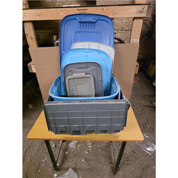 Lot of totes/bins- some lids don’t fit