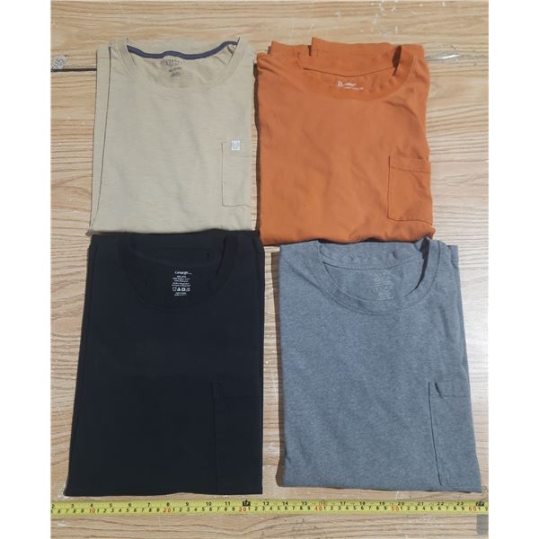 (4) Different Colours T-Shirts - Half Sleeves. (Size XXL)