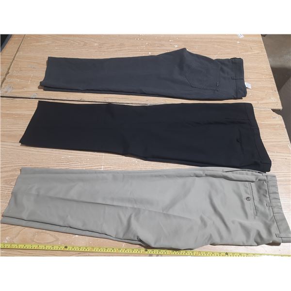 (3) Different Colours pants. (Size 44, 42, 44/46 - Length 44-45 Approx)