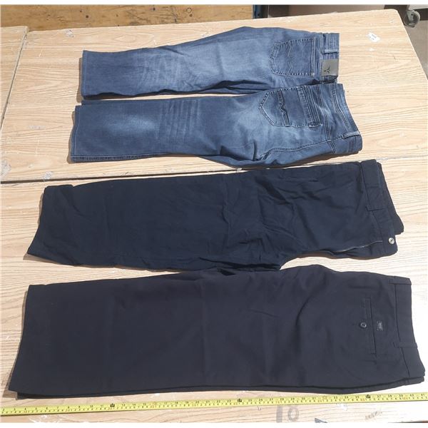 (2) pants and (2) Jeans - Size 42 and 44 - Length 39 and 37.